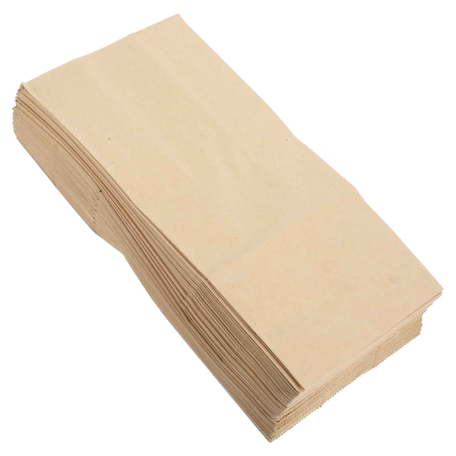 POPETPOP Tear-Resistant Brown Paper Bags for Fresh Baked Goods 100Pcs
