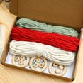 thumbnail image 1 of Christmas Tree Macrame DIY Kit Christmas Tree DIY Kit Cute Boho Macrame Christmas Tree DIY Craft Kit Funny Christmas Tree Hanging Ornament Handmade  Tree Décor for Holiday, 1 of 9