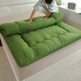 thumbnail image 5 of FISHDRU Light Green Color Memory Foam Mattress Pads, Full - Breathable, 5 of 7