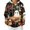 A Black, variant on Graphic Hoodie for Women Spooky Season Sweatshirt Women Oversized Women's Long-Sleeve Hooded Halloween Allover-Print Top Black Bat Ghost Spider Sweatshirts Fall Pullover Top