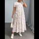 thumbnail image 5 of Vestido de Verano para Mujer, Talla Grande, Informal, Sin Mangas, con Tirantes Finos, para Playa Flores Rosas 4XL, 5 of 7