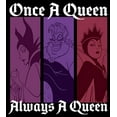 thumbnail image 2 of Junior's Disney Once a Queen Always a Queen  Sweatshirt Black 2X Large, 2 of 3
