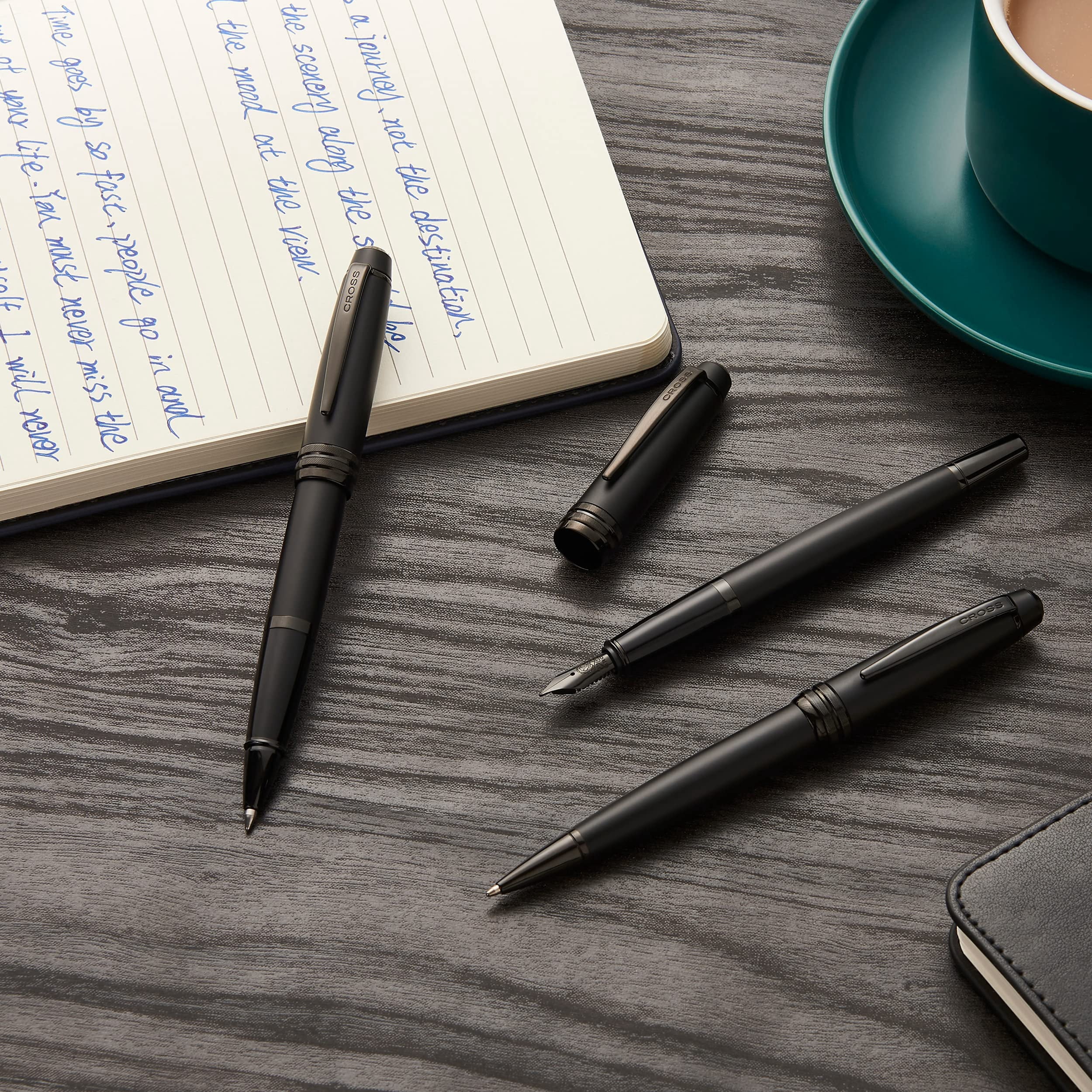 Cross Bailey™ Matte Gray Lacquer Extra Fine Fountain Pen