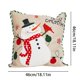 thumbnail image 3 of Funda De Almohada Acogedora De Invierno Con Muñeco De Nieve Para Sofá Y Coche, 3 of 7