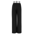 thumbnail image 2 of Aloohaidyvio Women's Casual Medium Waist Wide Leg Pants, 2 of 6
