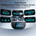 thumbnail image 2 of VEATOOL G01 Wireless Earbuds with Smart Touch Control, ANC+ENC Noise Cancellation, 40H Stereo Deep Bass, IPX7 Waterproof Rating, 5 EQ Modes, 2 of 6