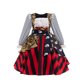 thumbnail image 3 of Disfraz de pirata de Halloween para niños y niñas, disfraces de fiesta de carnaval, ropa de actuación para niños pequeños, 3 of 5