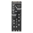 thumbnail image 1 of Adaptador de tarjeta Riser M.2 SSD a SATA Ehuebsd, Compatibilidad almacenamiento dual, 1 of 9