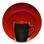 Arise Red 16pc Dinnerware Set