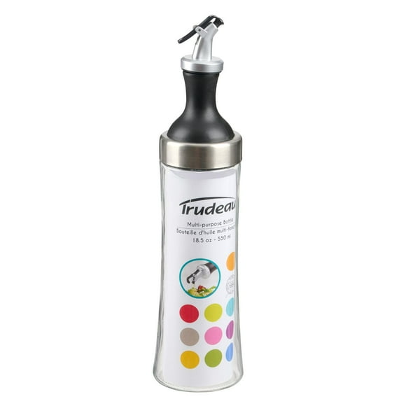 Bouteille Infuseur Polyvalente Trudeau, Verre et acier inoxydable, 550 ml
