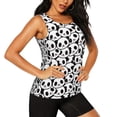 thumbnail image 2 of Sigee Cute Panda for Women's Workout Tank Top,Running Tank Tops,Sleeveless Gym ClothesSmall, 2 of 8
