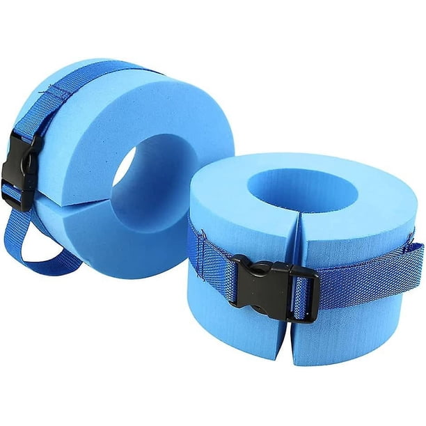 Bandas para tobillos para natación, aeróbic acuático, anillo flotante con hebilla para brazo, muñeca, piscina, flotación acuática