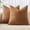 Bronze, variant on Lanola Pack of 2 Decorative Throw Pillow Covers Soft Chenille Throw Pillows Solid Neutral Farmhouse Textured Cushion Covers for Couch Sofa Bedroom Living Room 20x20 Inch, Taupe Grey