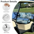 thumbnail image 6 of Uorisanigo Blue Marble Print Golf Cart Seat Cushion Non-Slip Golf Seat Cushion Cover Easy to Install Golf Cart Seat Protector for All EZGO, Yamaha, Club Cars and More 2-Seats Cart, 6 of 7