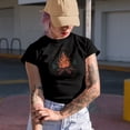 thumbnail image 2 of Distressed Life Was Meant for Campfire Stories, Camping Bonfire Art Merch Gift, Navy Blue T-Shirt, Large, 2 of 5