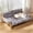 Grey, variant on Cat Bed Sofa with Elevated Wood Frame, Washable Plush Pet Couch for Cats and Small Dogs, Gray