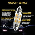 thumbnail image 3 of Ruiandsion 36mm LED Dome Light Bulb DC 12V DE3423 LED Light Bulbs Replacement for Car Interior Dome Map Lights,Warm White(Pack of 2), 3 of 6