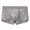 Gray, variant on PBFRDSJ Men's Lace Boxer Underwear Breathable Soft Mid Rise Bikini Underpants Mesh Sheer Up Boxer Briefs for Home Lounge