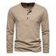 thumbnail image 1 of Mens Slim Fit Casual Shirt Long Sleeves Breathable Outdoor T Shirts Top Sport, 1 of 8