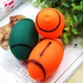 thumbnail image 5 of Fairnull Pet Puppy Chew Bite Rugby Ball Squeaker Squeaky Training Sound Toy Dog Gift, 5 of 7
