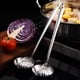 thumbnail image 5 of Espumador de cuchara de acero inoxidable, sopa ranurada para filtro de olla caliente, herramienta de vajilla de cocina con diseño de agarre cómodo, 5 of 14