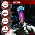thumbnail image 3 of ICBEAMER Neo Chrome Aluminum 3.2" Shift Knob, Fit Automatic and 4, 5 and 6 Speed Manual Transmission Vehicles, Interior Car Gear Lever Stick Shift Handle Automotive Replacement Parts, 1 Piece, 3 of 9