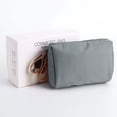 thumbnail image 3 of Bolsa de cosméticos de nailon, caja de maquillaje impermeable para viajes de verano femeninos (gris) Ehuebsd Cuidado Belleza, 3 of 9