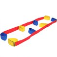 thumbnail image 2 of EDTara 4 Legged Race Band Teamwork Training Outdoor Game For Kids High Elastic Straps Giant Team Games For Team Building, 2 of 9