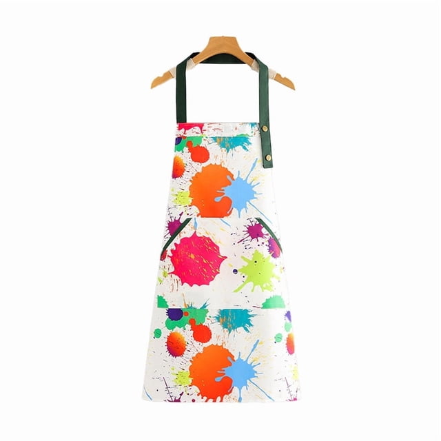 Delantal impermeable Color Splash con bolsillos para hombres y mujeres