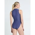 thumbnail image 4 of Reebok Women's Swim High Neck Zip Up One Piece Swimsuit UPF 50+, Sizes XS-XXL, 4 of 4