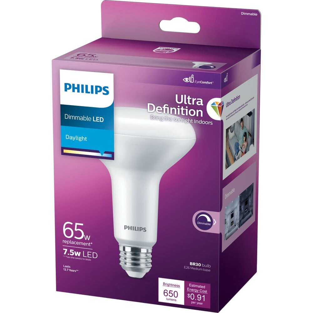 Philips Lighting LED Master Philips 65w Br30 Dl Led Bulb 576538 — Residential Use, Standard Application