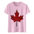 thumbnail image 5 of Pisexur Hauts pour Femmes, Hauts de Sortie pour Femmes & T-Shirt à Manches Courtes Col Rond Imprimé, Haut Ample, Hauts de Printemps pour Femmes Beige, TG, 5 of 5