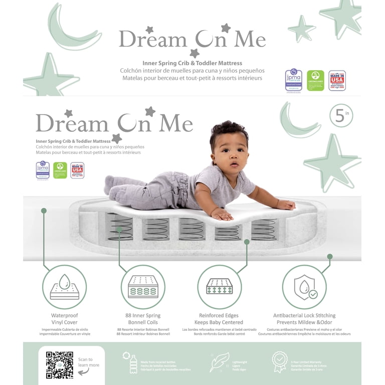 Dream On Me Medio Crib Mattress, Center Zone Technology photo 2