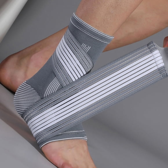 Correa de tobillo protectora deportiva, 2 piezas de mangas de soporte de tobillo, mangas de soporte de tobillo para fitness, tobillera de nailon diseñada para profesionales