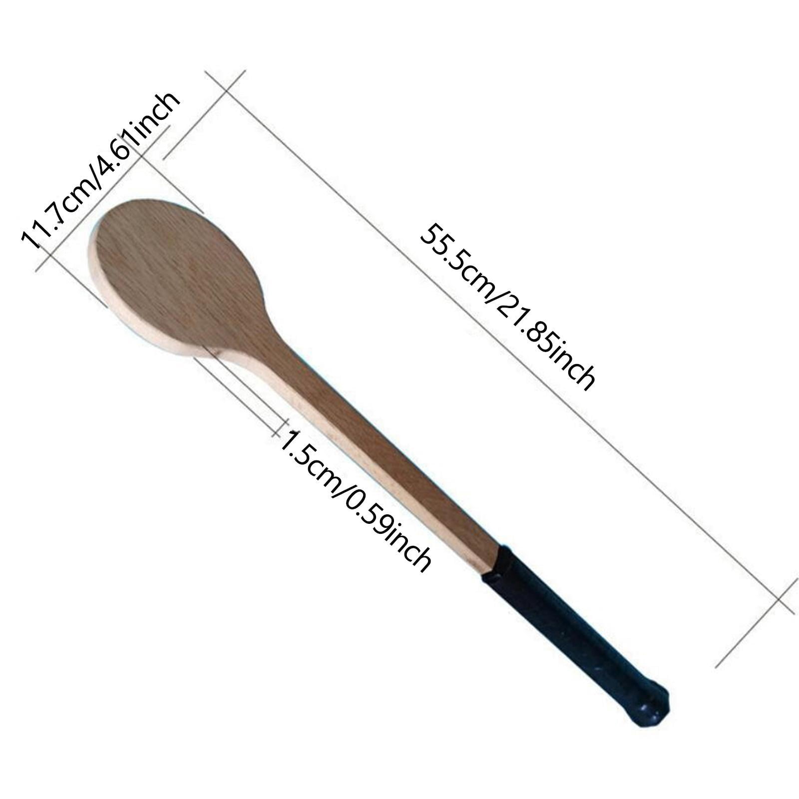 harayaa 2X Tennis Racket Sweet Spot Practice Tennis Pointer Wooden Tennis Spoon Trainer