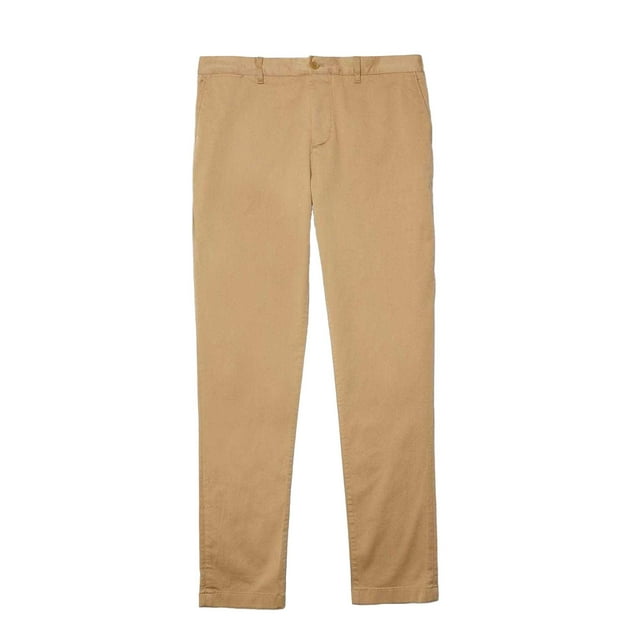 Lacoste Chinos Ajustés Extensibles en Coton pour Hommes