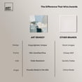 thumbnail image 6 of Seafoam and Sand I Canvas Boho Minimalist by Art Remedy, Gallery Wrapped, 40 x 40, 6 of 7