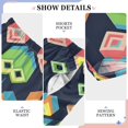 thumbnail image 6 of FORMRS Boys Pajama Pants with Pockets Size 6-8Y Kids Lounge Sleep Bottoms, Green Cubes, 6 of 8