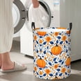 thumbnail image 5 of Gaeub Blue Orange Pumpkin fall Dirty Clothes Storage Basket, Toy Storage Bin for Storing Clothing, Diapers, Toys-Small, 5 of 6