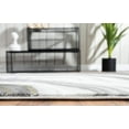 thumbnail image 5 of Abani Luna Collection Granite Lines 5' x 8' Grey Gold Modern Area Rug, 5 of 5