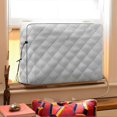 thumbnail image 4 of Window Air Conditioner Cover Indoor Adjustable Anti Rust Cover With Elastic Straps And Drawstring 53x38x9 cm, 4 of 5