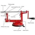 thumbnail image 3 of Apple Peeler Corer Slicer,3 In 1 Stainless Steel Apple Corer Slicer Peelers With Suction Base,durable Spiral Multicolor Apple Peelers Slicer,cast Iron, 3 of 5