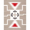 thumbnail image 2 of Pasargad Home PNT-308 8x10 Tuscany Collection Reversible Wool Mocha Area Rug- 8' 2'' X 10' 0'', 2 of 2