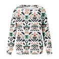 thumbnail image 5 of Qiopertar Haut Ample à Manches Longues Raglan Col Rond Imprimé Style Ethnique Décontracté pour Femmes Offres de la Semaine Liquidation à Moins de 5$ jusqu'à 90 % de Réduction, 5 of 5