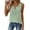 7# Mint Green, variant on Sleeveless Tops for Women Cotton Linen Lace V Neck T Shirts Summer Beach Boho Tank Top Casual Peasant Blouses Black L
