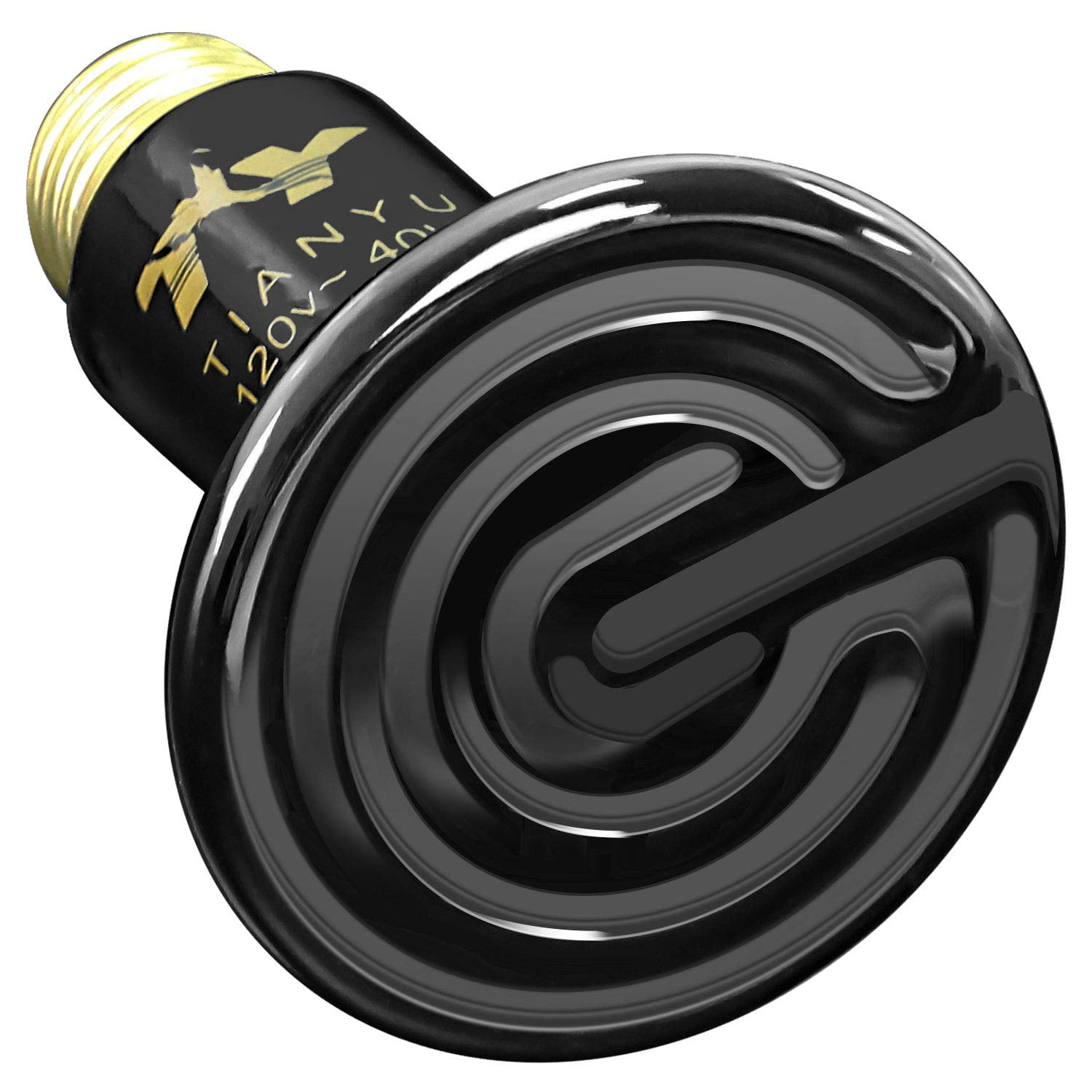 Simple Deluxe 40W Reptile Heat Lamp Bulb No Light Infrared Ceramic Heat Emitter Brooder Coop