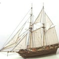 thumbnail image 1 of De Bronce Velero De Madera Kit De Barco Hogar Diy Modelo Decoración Barco Regalos Juguete Para Niños 7 Uds Piezas Scienceny FN007182-03, 1 of 5
