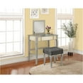 thumbnail image 3 of Pemberly Row Coiffeuse de Chambre en Argent, 3 of 4