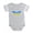 Heather Gray, variant on CafePress - Cool Ukraine Flag Ukrainian - Cute Infant Baby Football Bodysuit