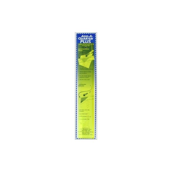 Cm Designs Ruler 12" Add-A-Quarter Plus